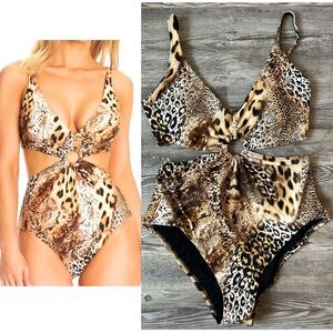 Safari Fling monokini from Bar III® is a chic swimsuit